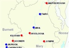 Location map - 2011 Gympie Flood